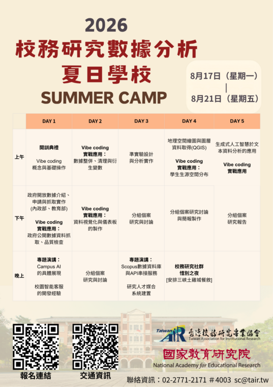 TAIR夏日學校
